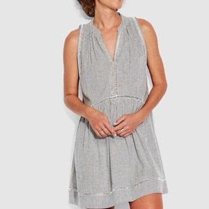 Fine stripe ladder dress